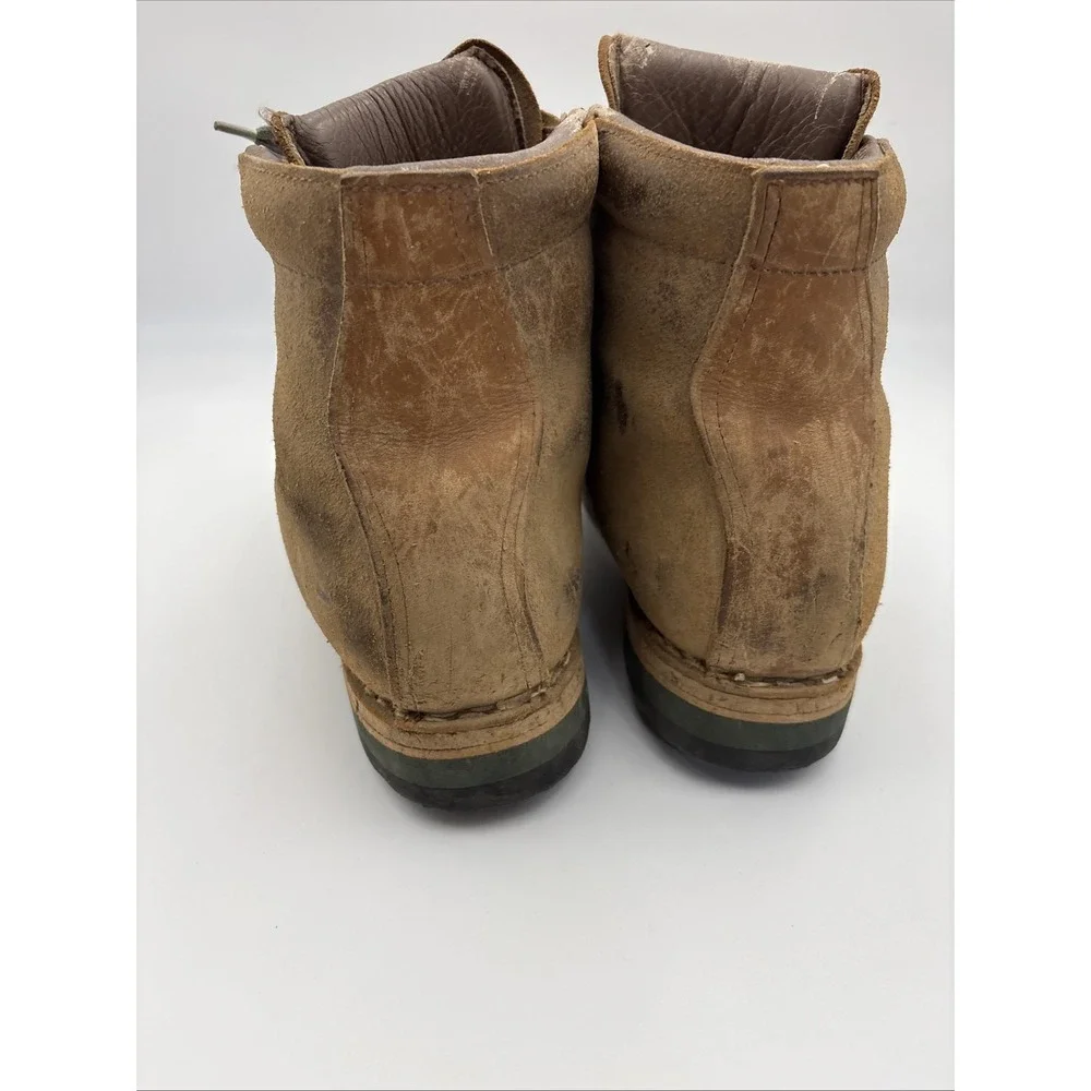 Vintage Mountaineering Hiking Boots Suede Men's Size 10 Brown